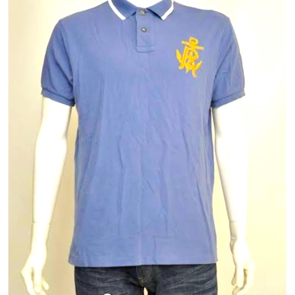 Ralph Lauren Custom Fit Anchor Crest Mesh Polo